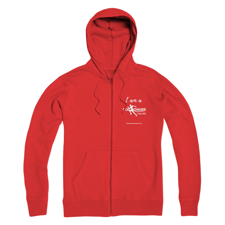 I am A GOD Chaser Premium Adult Zip Hoodie