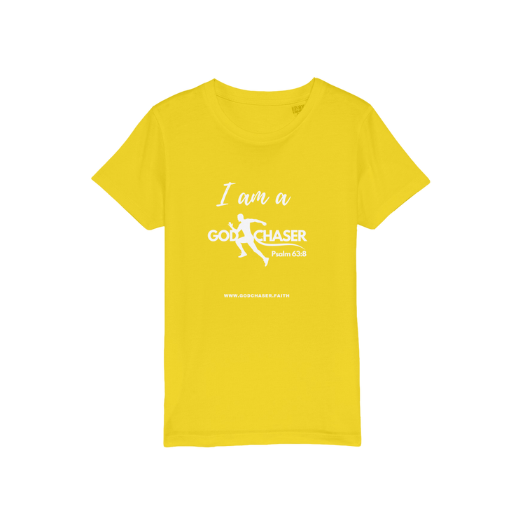 I am A GOD Chaser Organic Jersey Kids T-Shirt