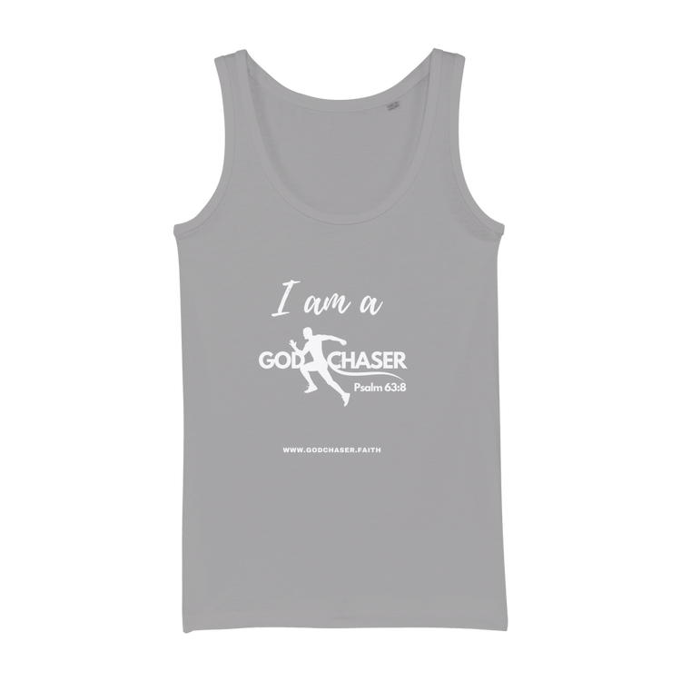 I am A GOD Chaser Organic Jersey Womens Tank Top