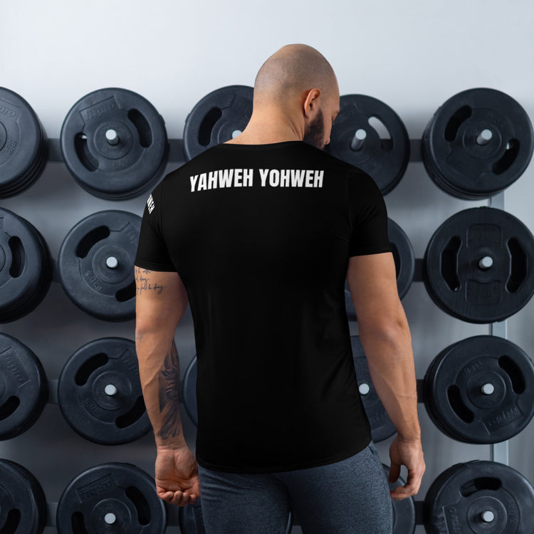 YAHWEH All-Over Print Men's Athletic T-shirt