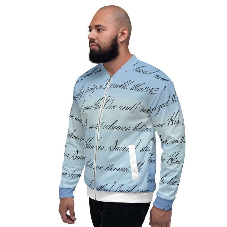 JOHN 3:16 Unisex Bomber Jacket