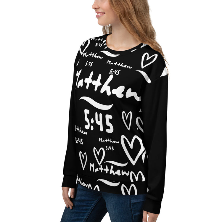 Love Your neighbour (Matthew 5:45) Unisex Sweatshirt