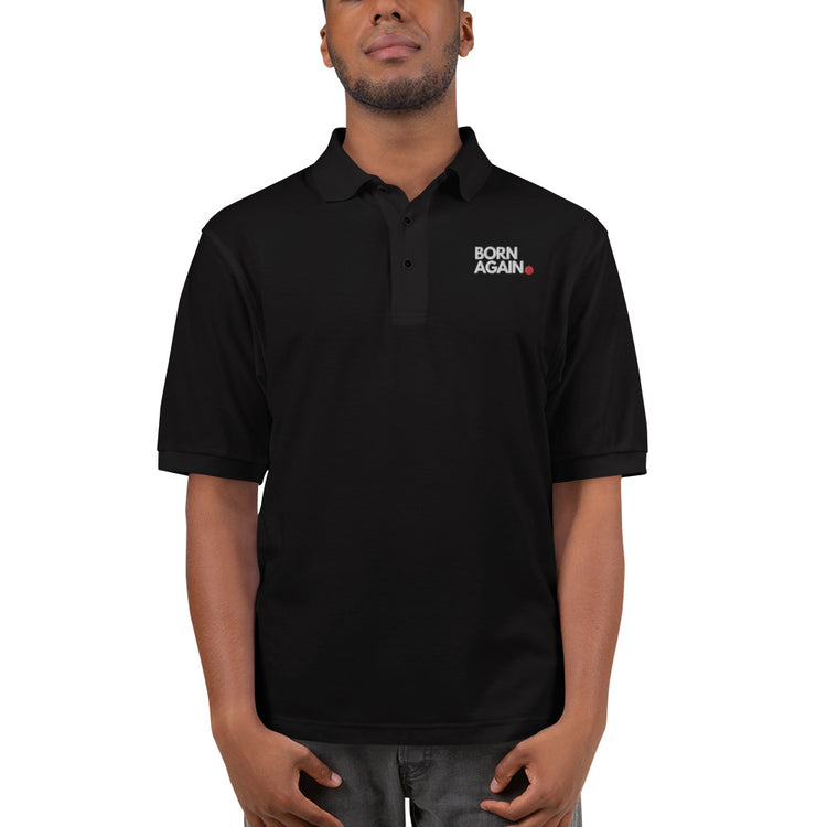 Embroidered Men's Premium Polo