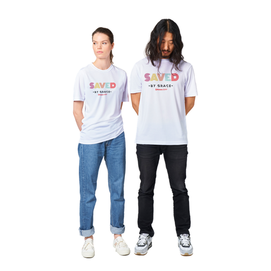 Saved By Grace Polycotton Unisex Crewneck T-shirt