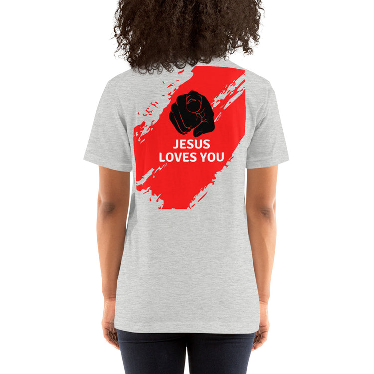 Jesus Loves You Short-Sleeve Unisex T-Shirt