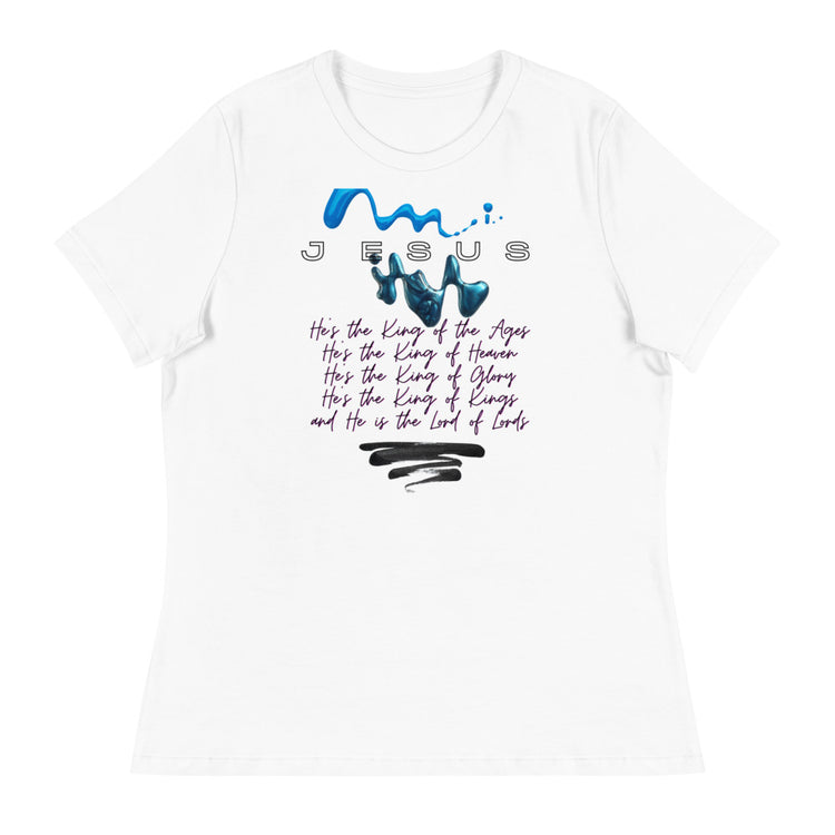 Jesus Is The King Women's Relaxed T-Shirt