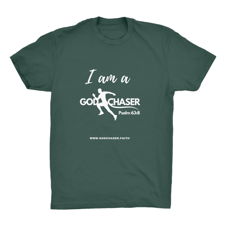 I am A GOD Chaser Organic Adult T-Shirt