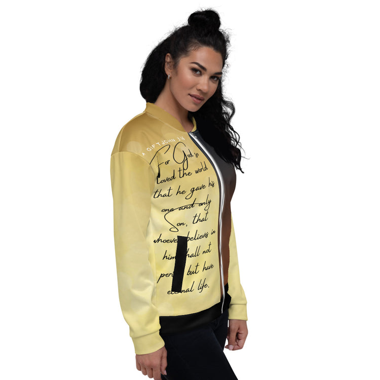 John 3:16 Unisex Bomber Jacket