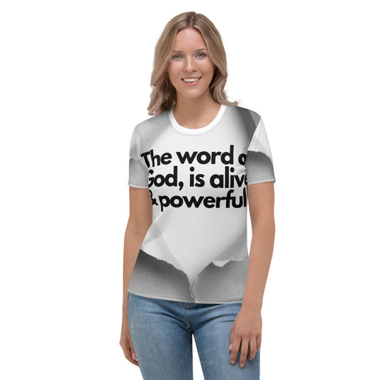 Hebrews 4:12  All Over Print Women's T-shirt