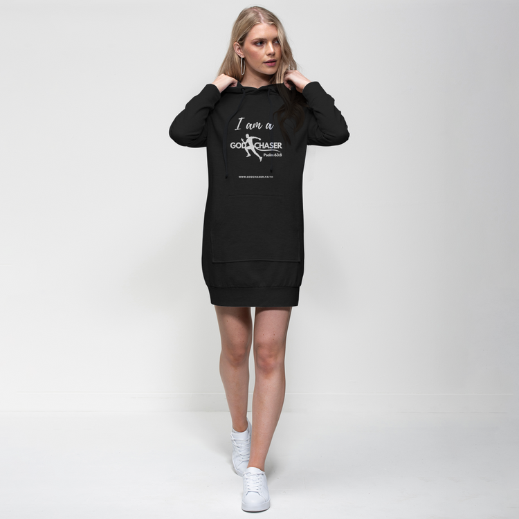 I am A GOD Chaser Premium Adult Hoodie Dress