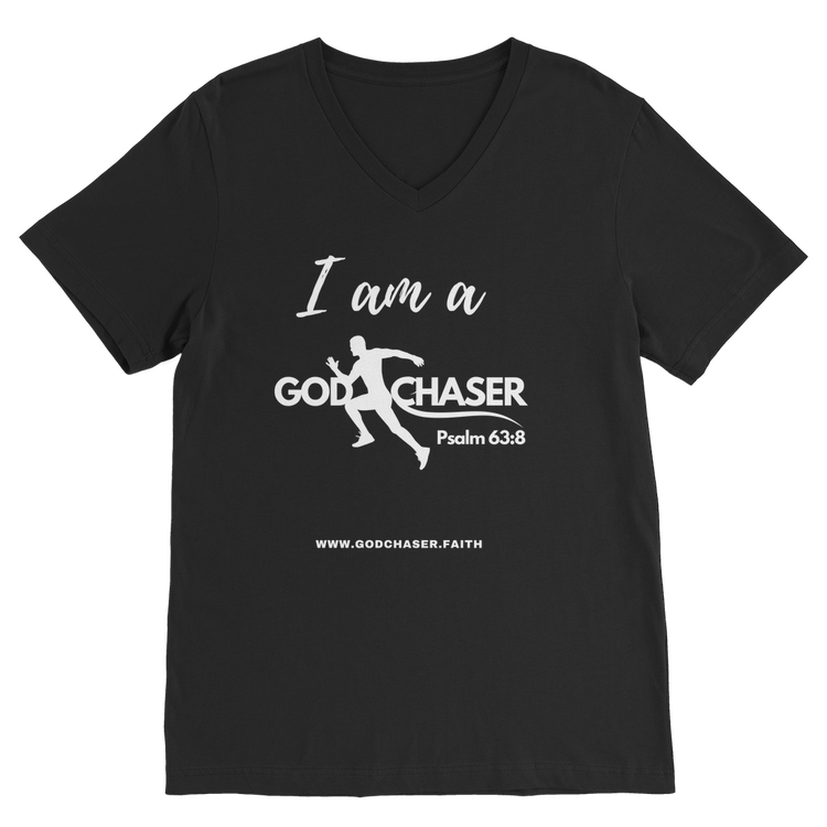 I am A GOD Chaser Premium V-Neck T-Shirt