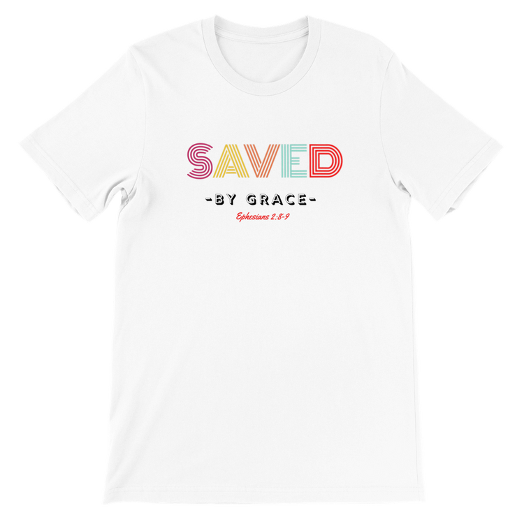 Saved By Grace Polycotton Unisex Crewneck T-shirt