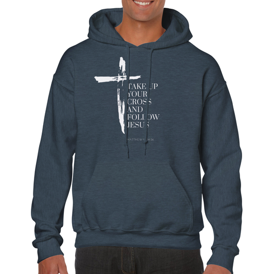 Take up your cross Classic Unisex Pullover Hoodie