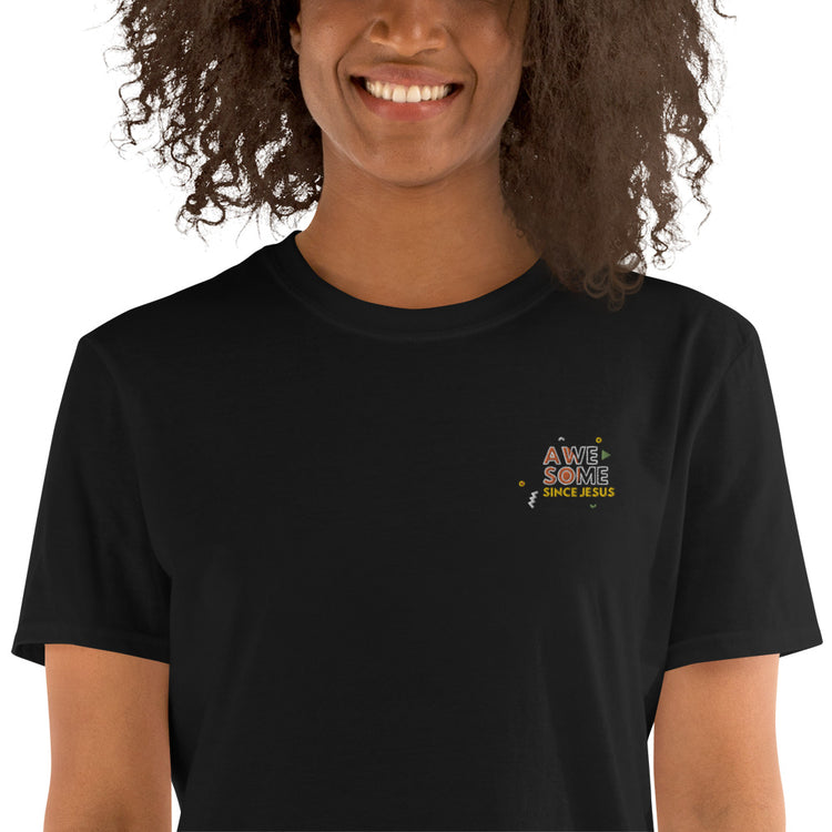 Awesome Since Jesus Short-Sleeve Unisex T-Shirt