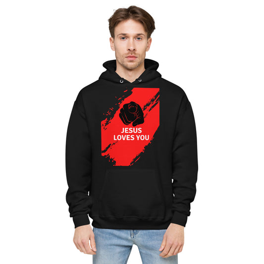 Jesus loves You Unisex fleece hoodie