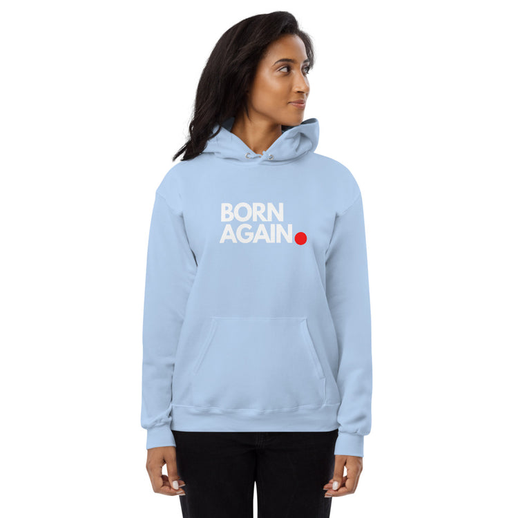 Born Again Red Dot.  Unisex fleece hoodie