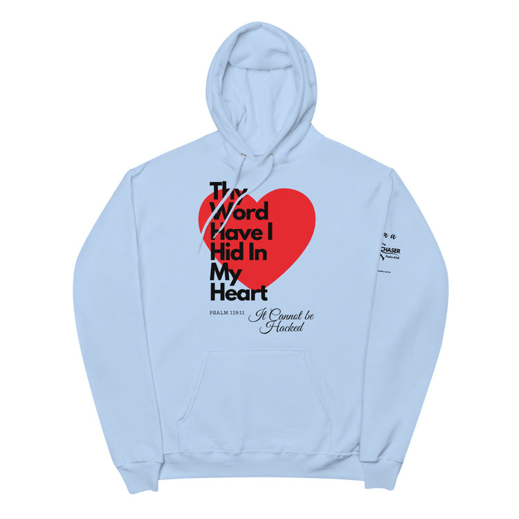 Thy Word Have I hid In My heart Unisex fleece hoodie