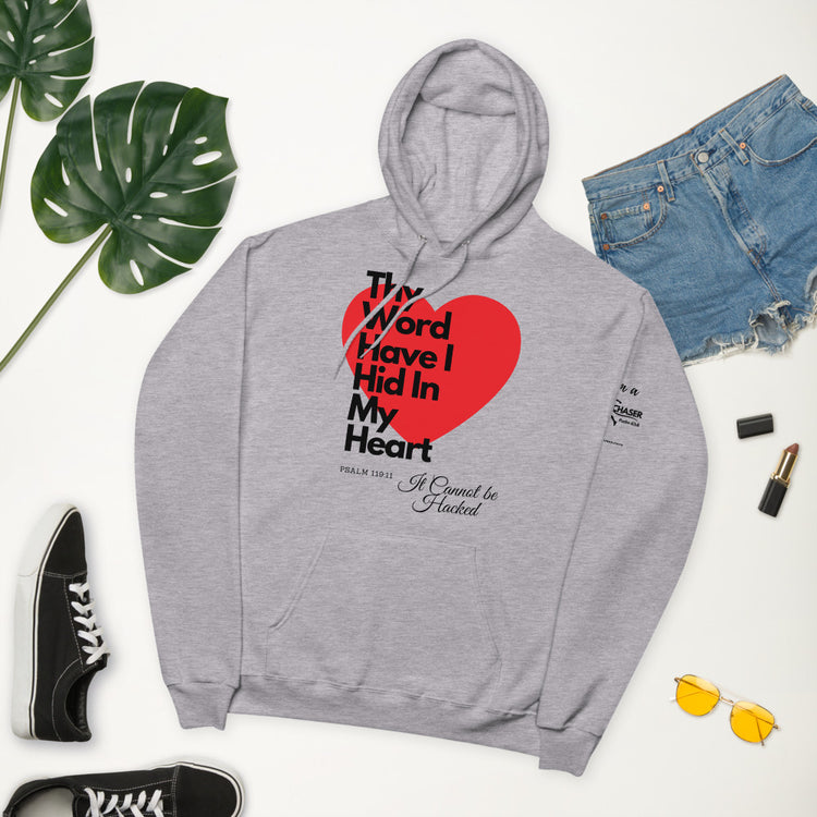 Thy Word Have I hid In My heart Unisex fleece hoodie