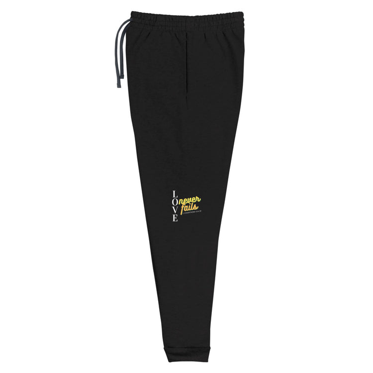 Love Never Fails Unisex Joggers