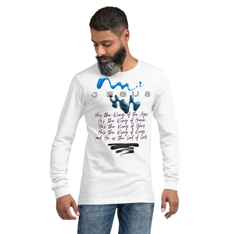 Jesus Is The King Unisex Long Sleeve Tee