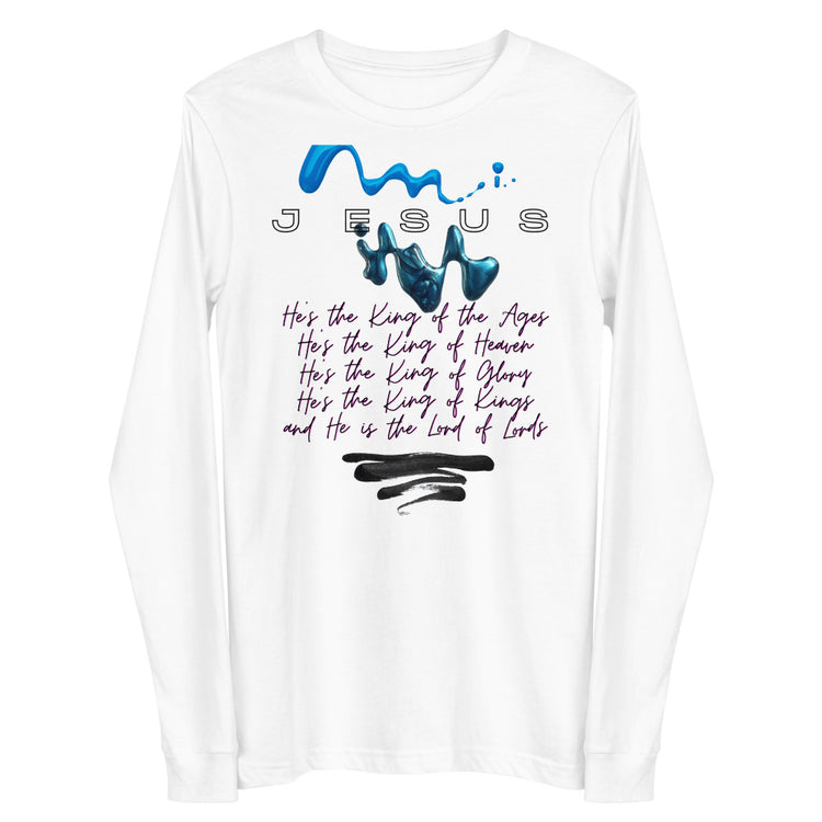 Jesus Is The King Unisex Long Sleeve Tee