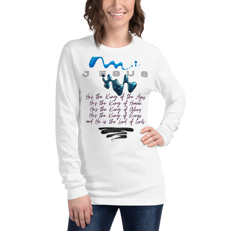 Jesus Is The King Unisex Long Sleeve Tee