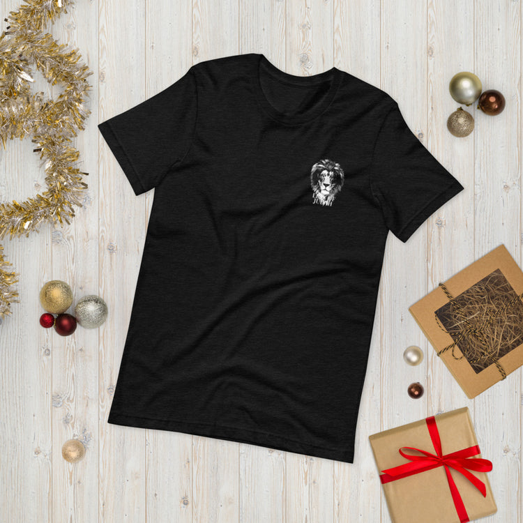 Lion of Judah embroidered Short-Sleeve Unisex T-Shirt