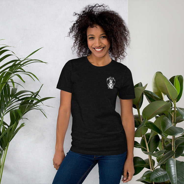 Lion of Judah embroidered Short-Sleeve Unisex T-Shirt